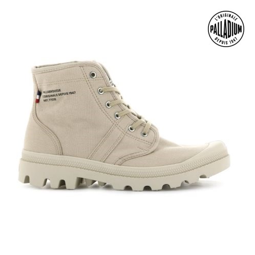 Palladium Pallabrousse Legion Men's Boots Light Grey | UK L891-ZTA